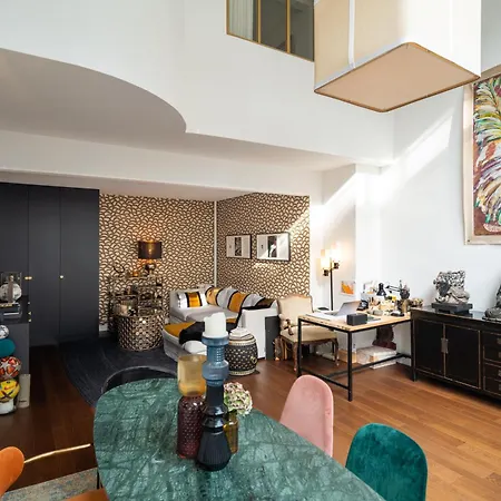 Atelier D'artiste 1930 Duplex Appartement